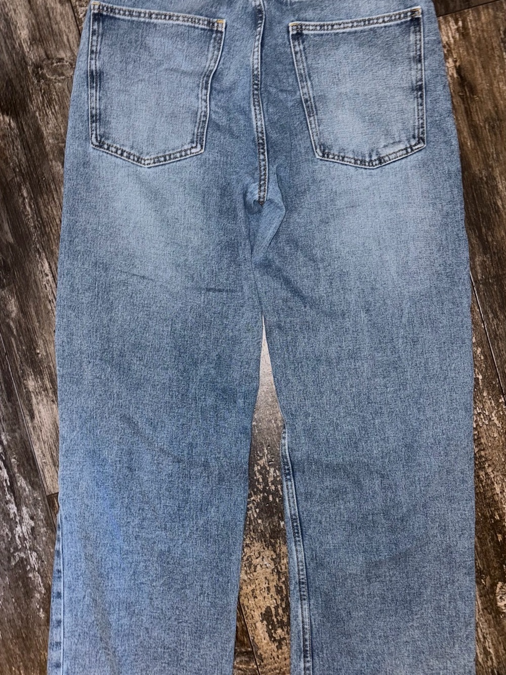 Paper Denim & Cloth Light Blue Distressed Jeans - Picture 4 of 4